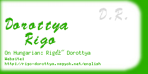 dorottya rigo business card