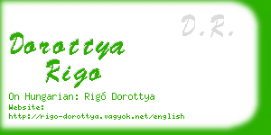 dorottya rigo business card